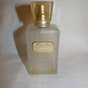 Vintage Christian Dior - Miss Dior EMPTY Eau de Toilette Bottle 100 ml 3.4 FL.OZ